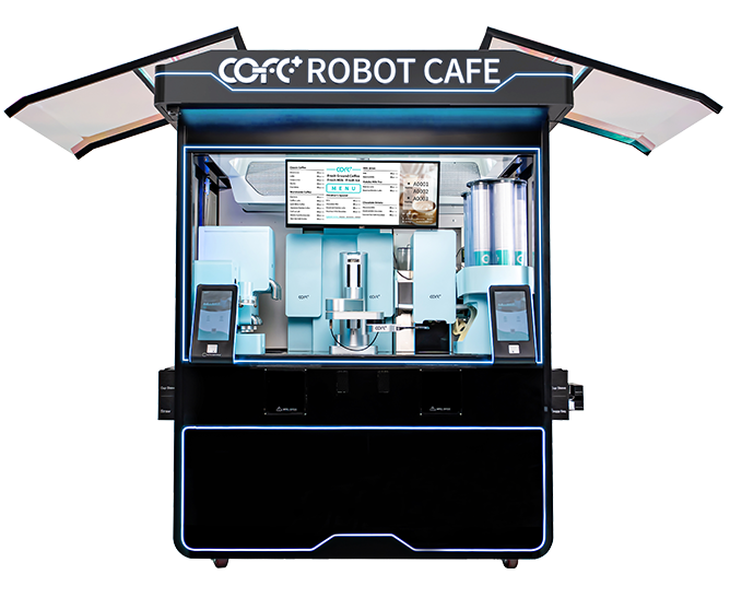 Robot cafe machine